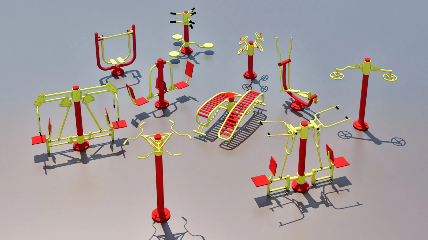 sport tools vr - ar - low-poly 3D Model .c4d .max .obj .3ds .fbx .stl .blend 