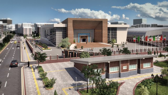 high detail conference center low poly vr - ar - low-poly 3Dモデル .c4d .max .obj .3ds .fbx .stl .blend 