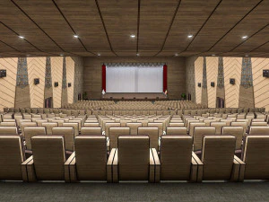 high detail conference center 2 3D Model