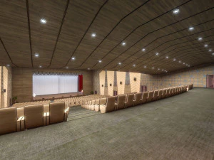 high detail conference center 2 3D Model