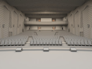 high detail conference center 2 3D 模型