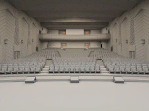 high detail conference center 2 3D Model