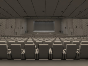 high detail conference center 2 3D 模型