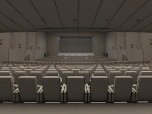 high detail conference center 2 3D Model