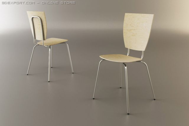 sidechair mitab kvadrat 3D 모델 .c4d .max .obj .3ds .fbx .stl .blend 