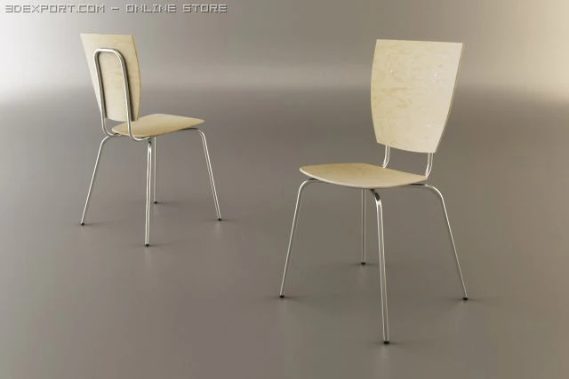 sidechair mitab kvadrat 3D Model .c4d .max .obj .3ds .fbx .stl .blend