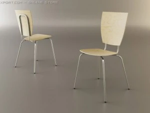 sidechair mitab kvadrat 3D Model