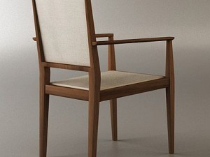 armchair andreu world manili 3D Model
