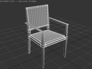 armchair andreu world manili 3D Model