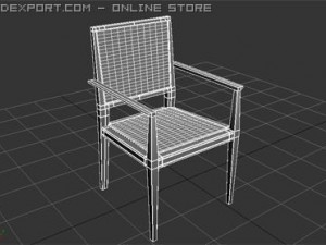 armchair andreu world manili 3D Model