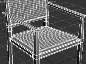 armchair andreu world manili 3D Model