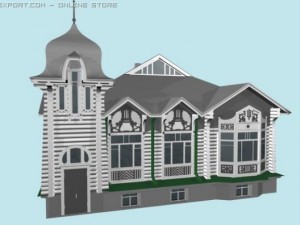 country house 3D Model