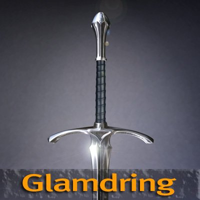 glamdring sword 3D Model .c4d .max .obj .3ds .fbx .stl .blend 
