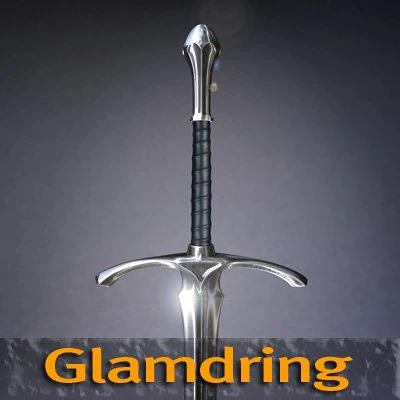 glamdring sword 3D Model .c4d .max .obj .3ds .fbx .stl .blend 