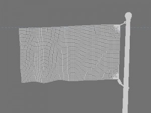 american flag Modelo 3D