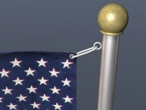 american flag Modelo 3D