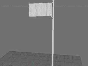 american flag Modelo 3D