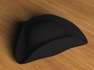 three cornered hat 3D Model