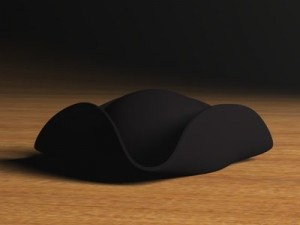 three cornered hat 3D मॉडल