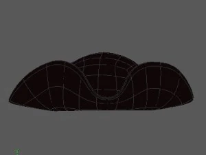 three cornered hat 3D Model