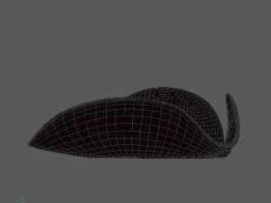 three cornered hat 3D Model