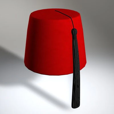 Fez hat 3D Model .c4d .max .obj .3ds .fbx .stl .blend 
