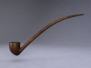 gandalfs pipe Modello 3D