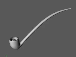 gandalfs pipe 3D Model