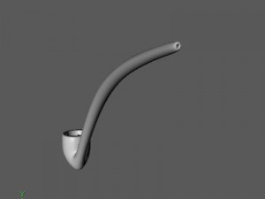 gandalfs pipe Modello 3D
