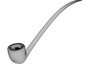 gandalfs pipe Modello 3D