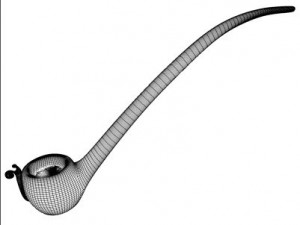 bilbo baggins pipe Model 3D