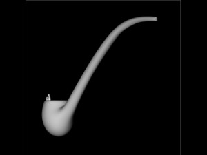 bilbo baggins pipe Model 3D