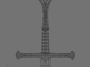 anduril sword 3D 模型