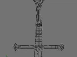 anduril sword 3D Model