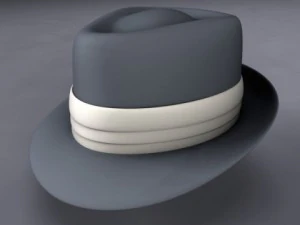 chap&eacute;u fedora frank sinatra Modelo 3D