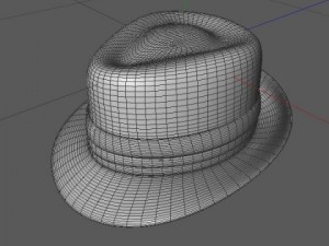 frank sinatra fedora hat 3D Model