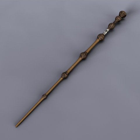 the elder wand 3D Model .c4d .max .obj .3ds .fbx .stl .blend 