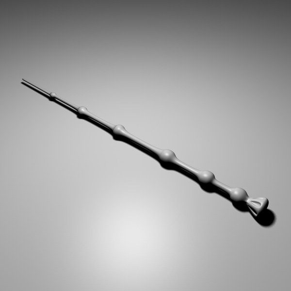 The Elder Wand 3d Model In Clothing 3dexport