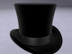 top hat 3D Model