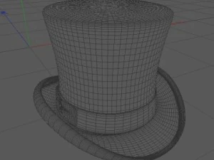 top hat 3D Model