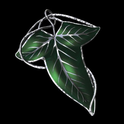 elven brooch Modelo 3D .c4d .max .obj .3ds .fbx .stl .blend 