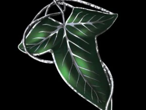 broche élfico Modelo 3D