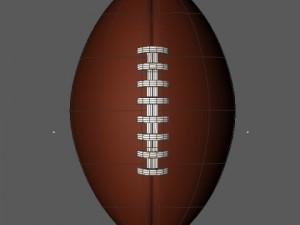 american football 3D मॉडल