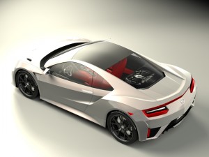 Acura nsx 2015 3D Модель