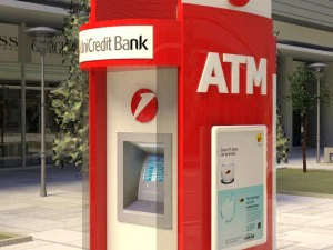 Geldautomaten-Kiosk 01 3D Modell