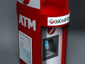 atm kiosk 01 Modello 3D