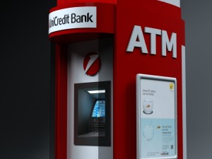 atm kiosk 01 Modello 3D