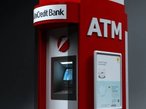 atm kiosk 01 3D Model