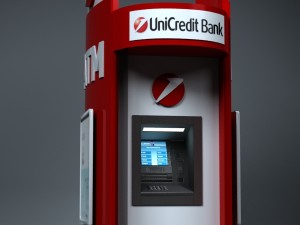 atm kiosk 01 Modello 3D