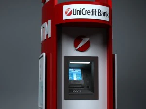 atm kiosk 01 3D Model
